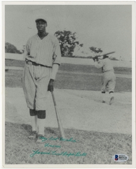 James "Cool Papa" Bell Signed/Inscribed B&W 8x10 Photograph (Beckett)